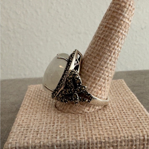 Vintage inspired Moonstone ring size 7 - Picture 3 of 13